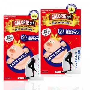 YCY - [日本人気No.1] 日本小飛豬 - CALORIE OFF  視覺隱型壓力襪褲 (120D) 